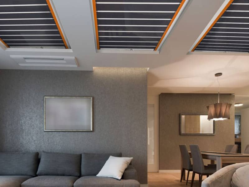 riscaldamento elettrico a soffitto